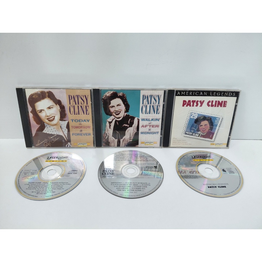 LOT of 3 Patsy Cline‎ 1990s CDs See Pictures for Titles